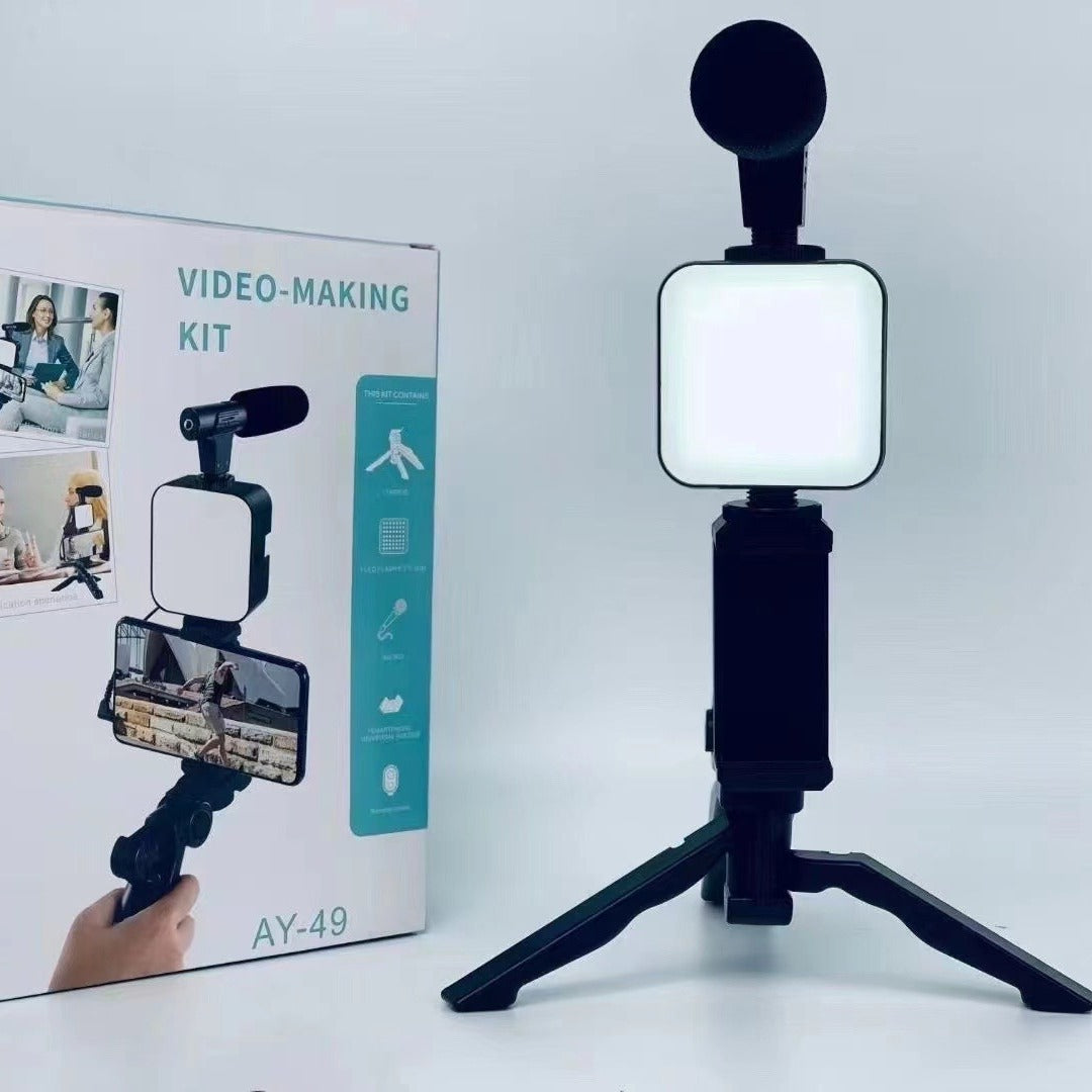 AY-49 Video-Making Kit Vlogging Tripod