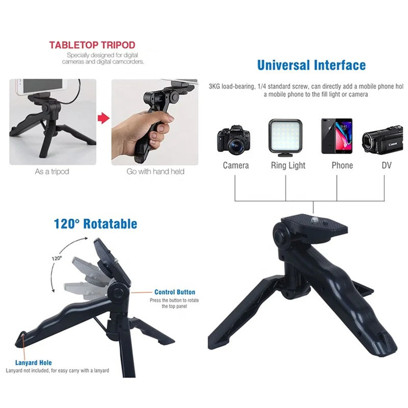 AY-49 Video-Making Kit Vlogging Tripod