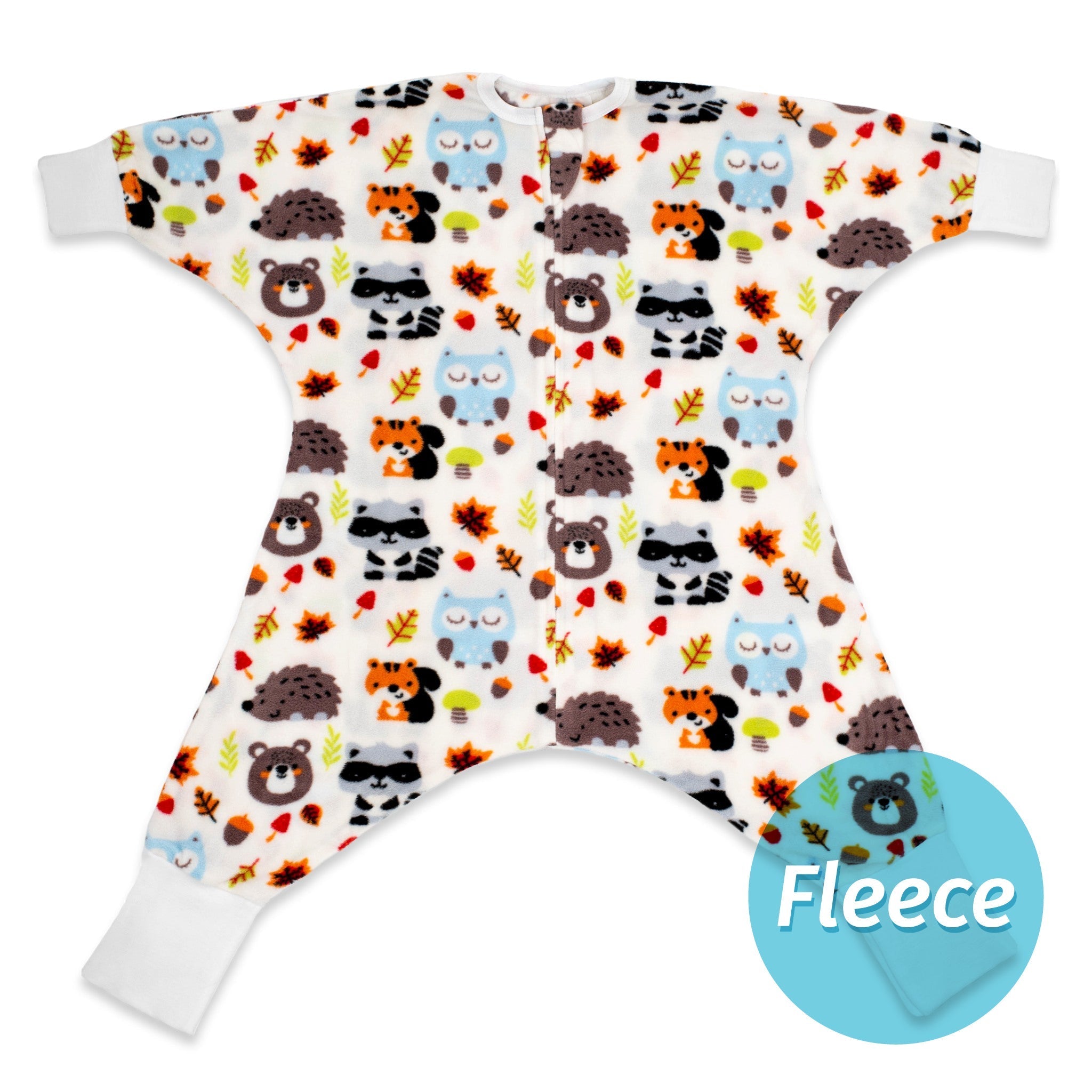 Raccoon Friends Flying Squirrel Pajama - Fleece